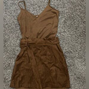 Two piece suede Abercrombie & Fitch